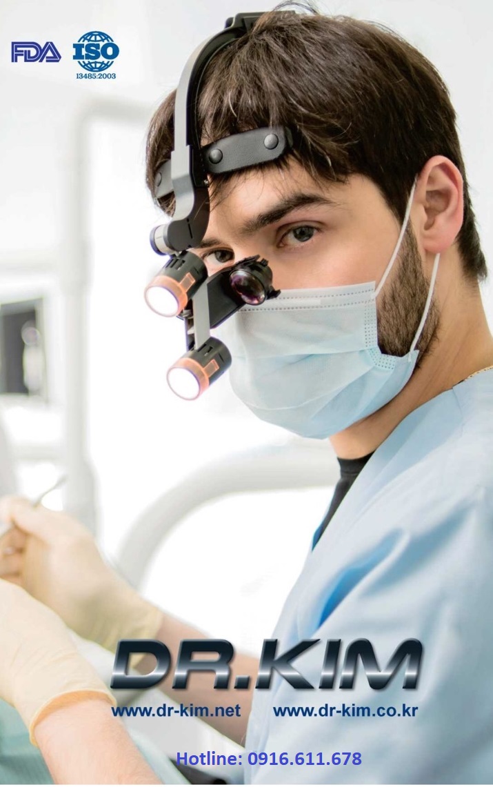 Đèn đội đầu trong phẫu thuật Dr-Kim đung trong phẫu thuật thẩm mỹ, thăm khám