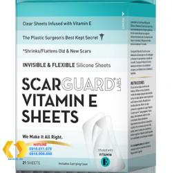 Combo 5 Miếng dán silicone trị sẹo lồi Scarsheet 3.5x7cm