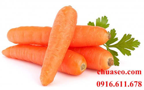 Cà rốt có chứa nhiều vitamin A dưới dạng beta-carotene